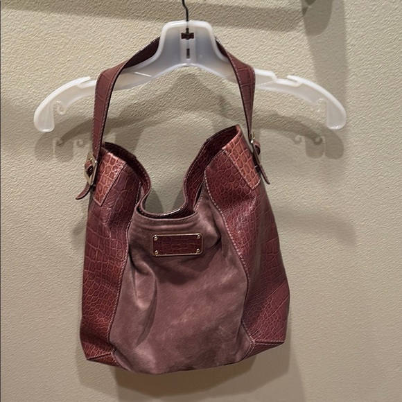 Kate Spade suede and leather Elegant Brown Shoulder Bag - Picture 2 of 9